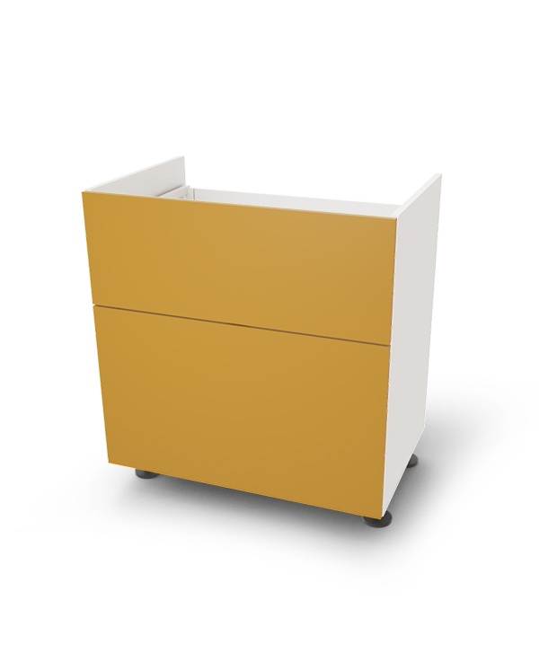 Spodní skříňka pro varnou desku se 2 zásuvkami, 80 cm